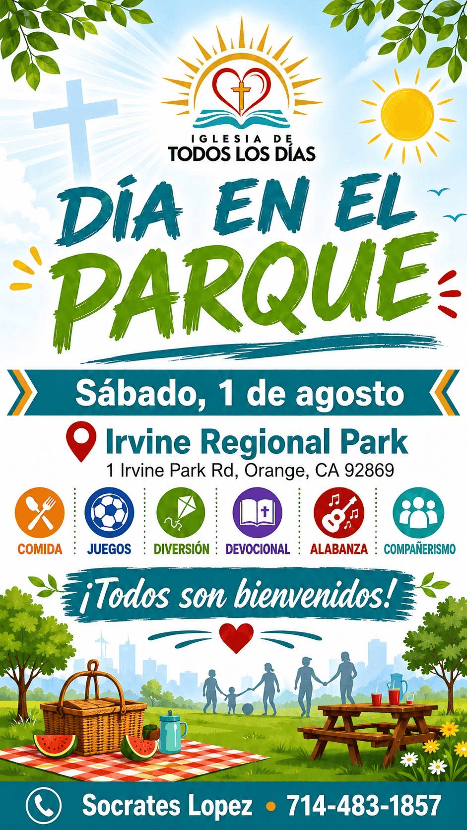 Día en el Parque flyer